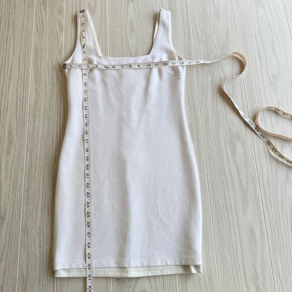 Forever 21 Women’s Small White Sleeveless Midi Bodycon Dress - Picture 2 of 8